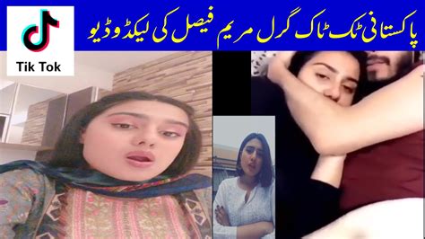 pakistani leaks|Pakistani TikToker Maryam Faisal’s MMS Leaked After Kanwal